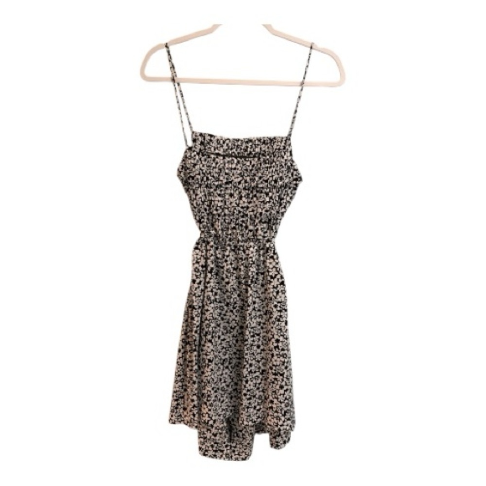 Avenue Monochrome Floral Mini Dress